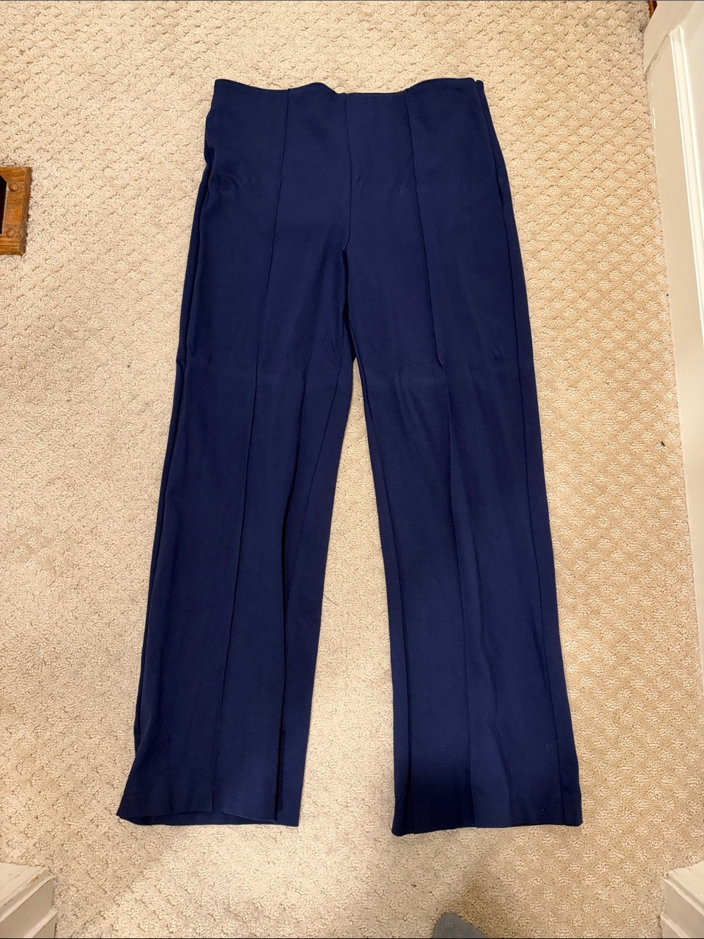 Ann Taylor Navy Straight-Leg Women's Pants